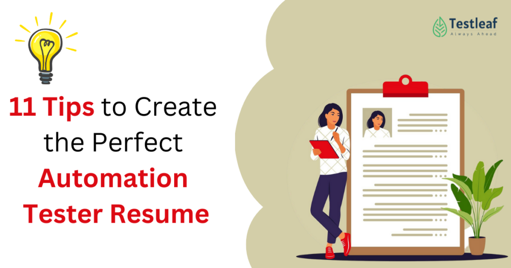 11 tips to create the perfect automation tester resume